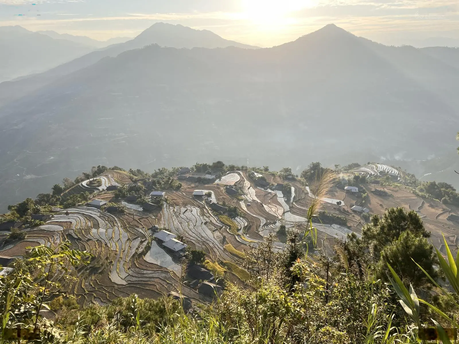 Bán mảnh đất 500m2 view đẹp nhất bản Phùng, Hà Giang trung tâm bản, view ruộng bậc thang, MT 50m