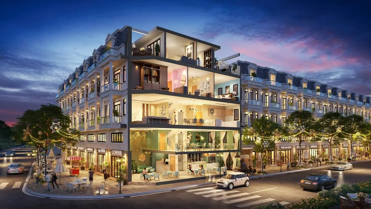 Bán Shophouse 60m2, tại Vinhomes Golden Avenue Móng Cái, Quảng Ninh