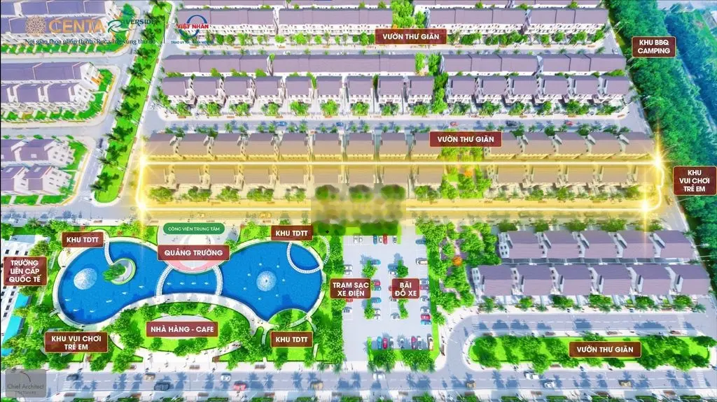 Đại đô thị CENT CITY mở bán phân khu biệt thự 180m