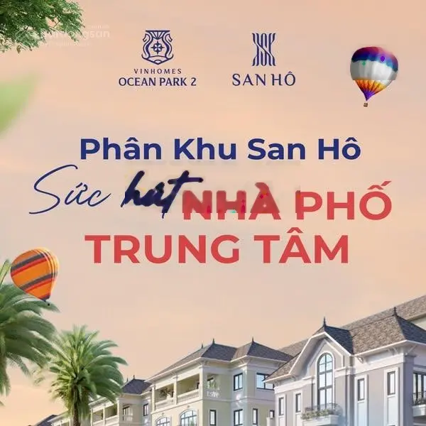 Phân khu San Hô, dãy SH14 có một vị trí đặc biệt cạnh 14 tòa chung cư cao cấp và công viên nước