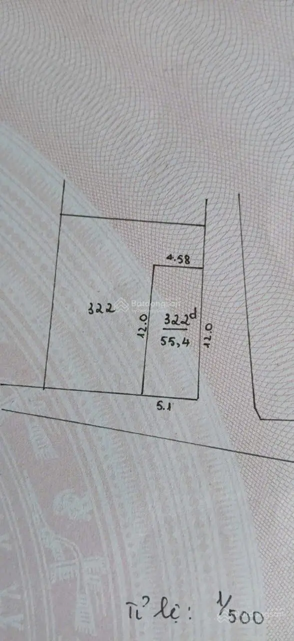 Bán 55,4m2 full thổ cư Thạch Lỗi Thanh Xuân cạnh sân bay Nội Bài, giá 1 tỷ 9. Đất bìa làng