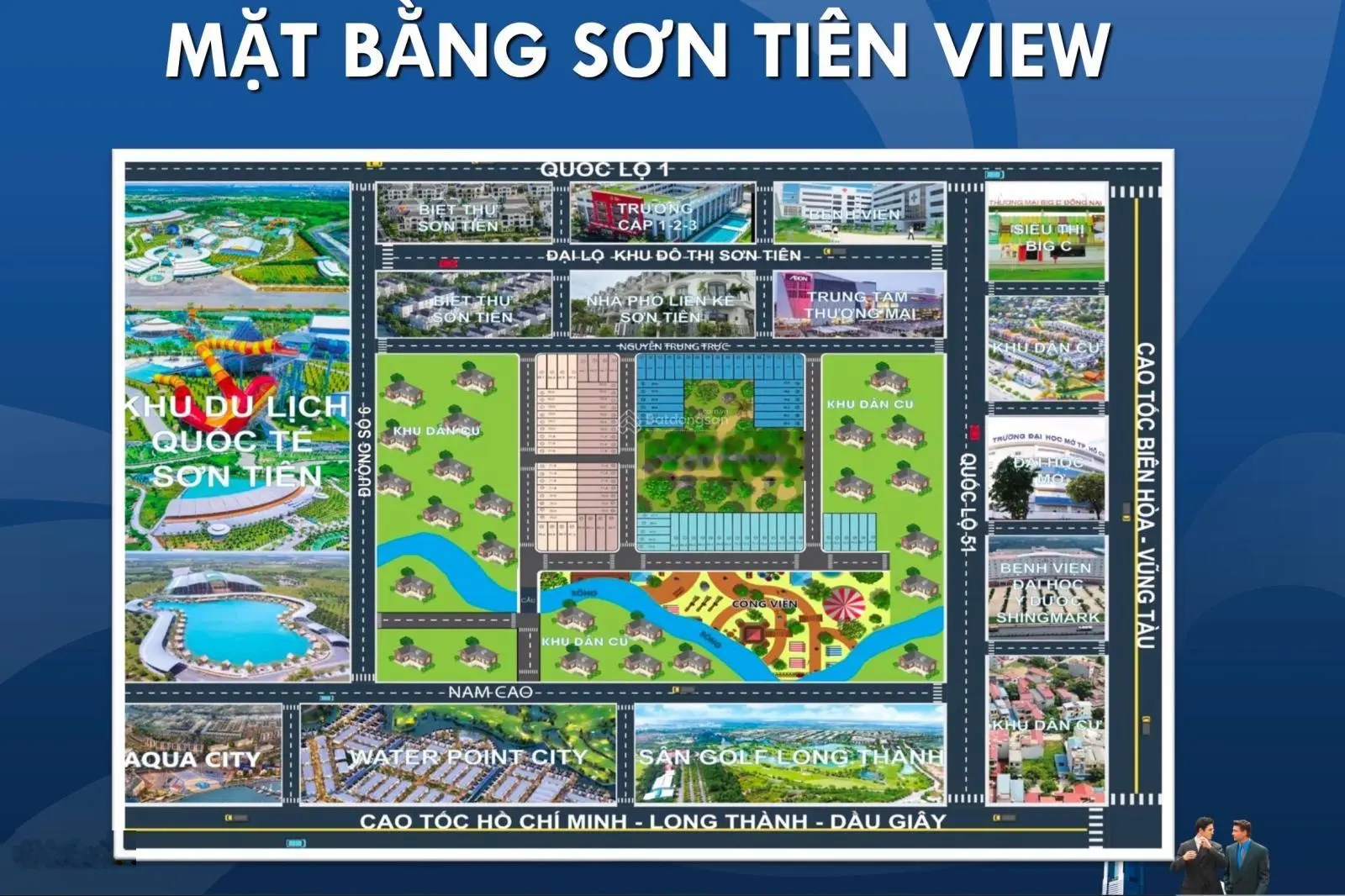 Đất nền full thổ cư Sơn Tiên View Tp Biên Hoà, sổ sẵn xây tự do mặt tiền đối diện nhà phố Sơn Tiên