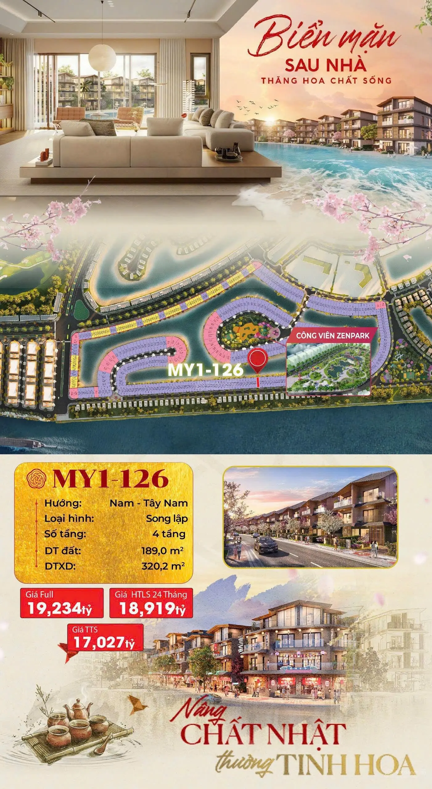 Bán căn song lập Miyabi 1 - 126 duy nhất còn lại giá gốc của cđt Vinhomes Royal Island Hải Phòng