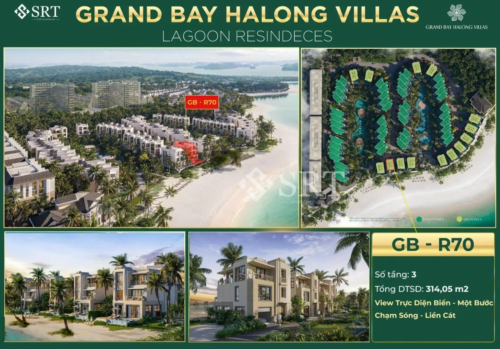 Sở hữu cả vịnh kỳ quan trong tầm mắt khi quý anh chị đầu tư biệt thự tại đây Grand Bay Villas