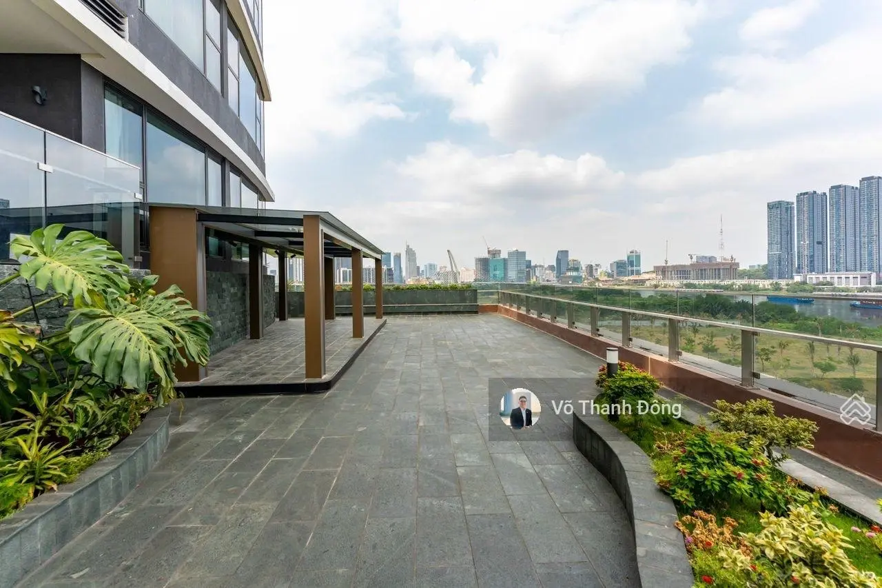 Bán 4 phòng ngủ sân vườn 352m2 The River Thủ Thiêm, view trực diện sông, giá 75 tỷ bao hết