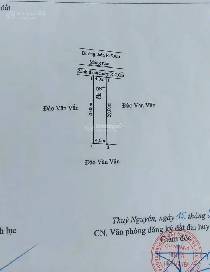 Bán lô trục đường chính Thôn Đền Lâm Động gần đường Vành Đai 2 Tp Hải Phòng