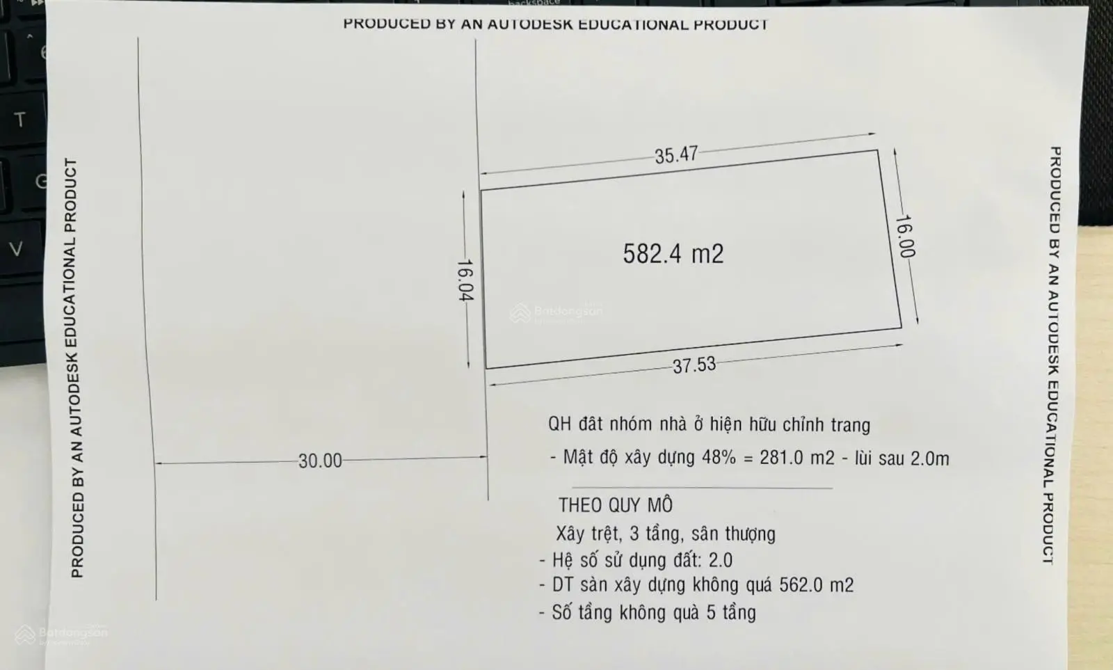 Cần bán 582m2 đất mặt đường Hoàng Hữu Nam, phường Tân Phú Q9.Tp. Thủ Đức