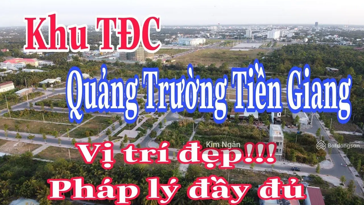 Bán đất nền Khu Tái định cư Quảng Trường Tiền Giang, Giá chỉ 950tr/100m2. SHR, thổ cư 100%