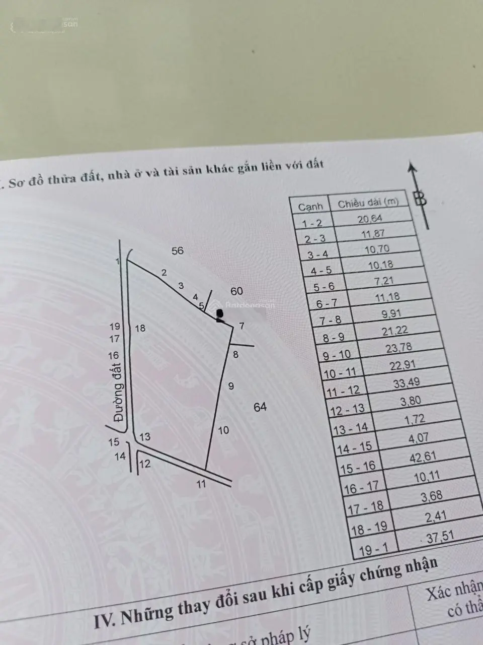 Chính chủ bán lô đất phủ hồng 2 mặt tiền - Xã Hoà Hội - Xuyên Mộc - Tách được 8 nền nhỏ