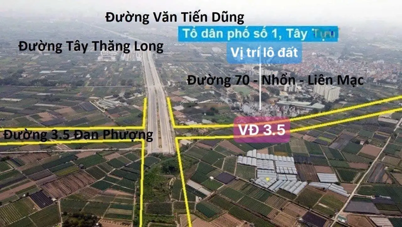 39.6m2 phân lô bàn cờ đường thông ô tô vào nhà khu TT Quân đội mặt VĐ 3.5 đối diện ĐH Công nghiệp