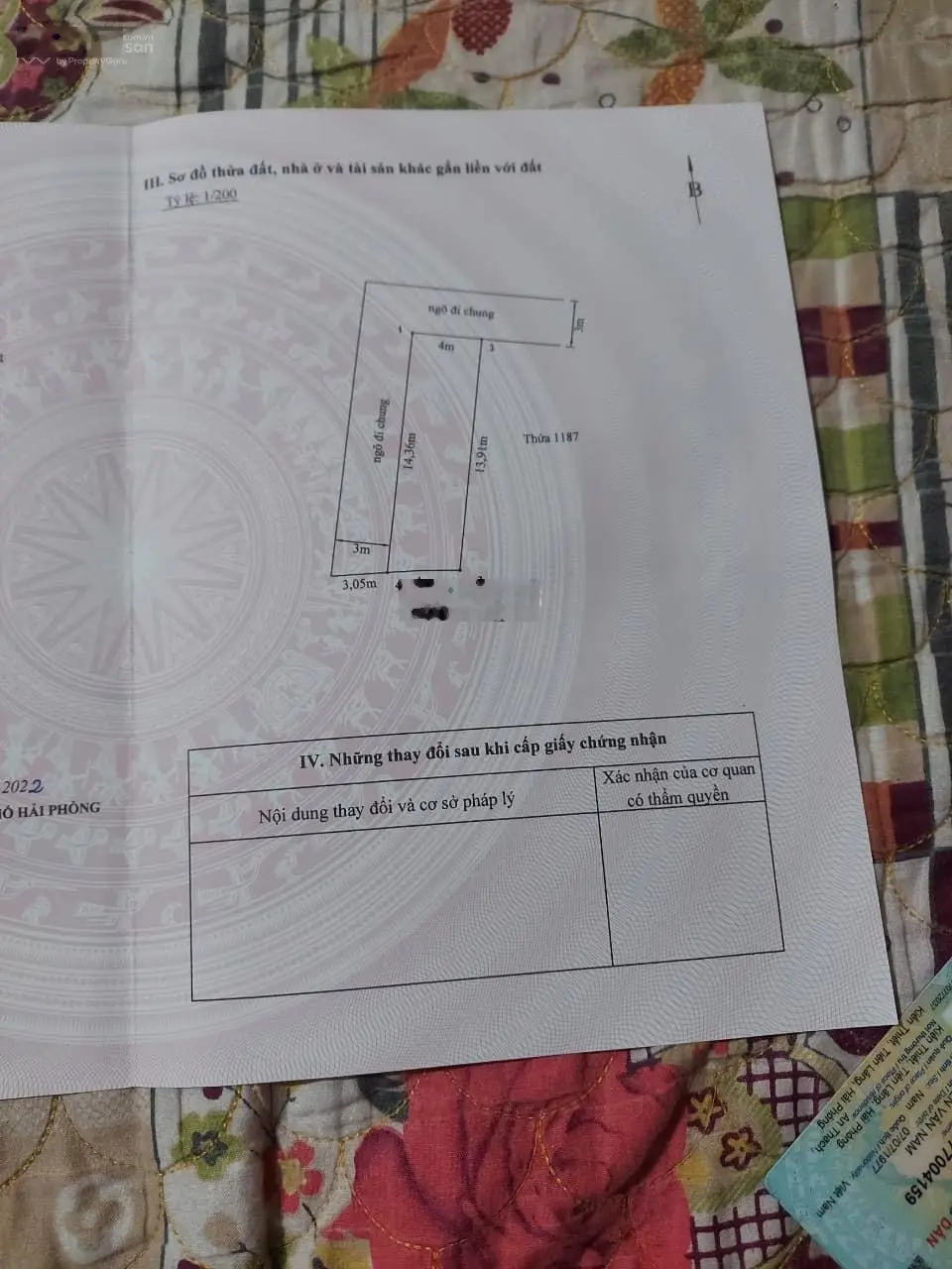 Bán lô góc đất ngõ đường Lương Khê, Tràng Cát 55.8m2 giá chỉ 1.23 tỷ