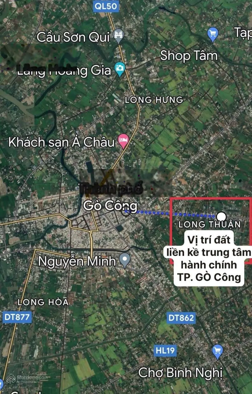 Bán đất đô thị TP Gò Công SHR đường ô tô rẻ nhất khu vực