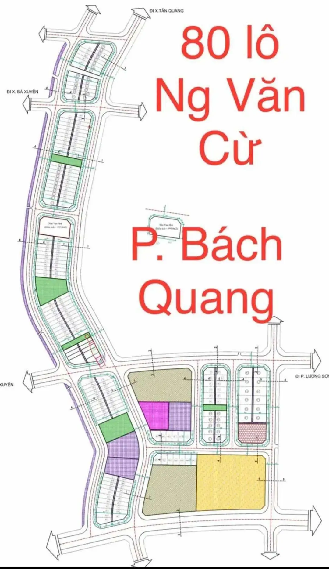 Bán đất đấu giá nguyễn văn cừ - bách quang - sông công- ngần danko 0366 010 ***