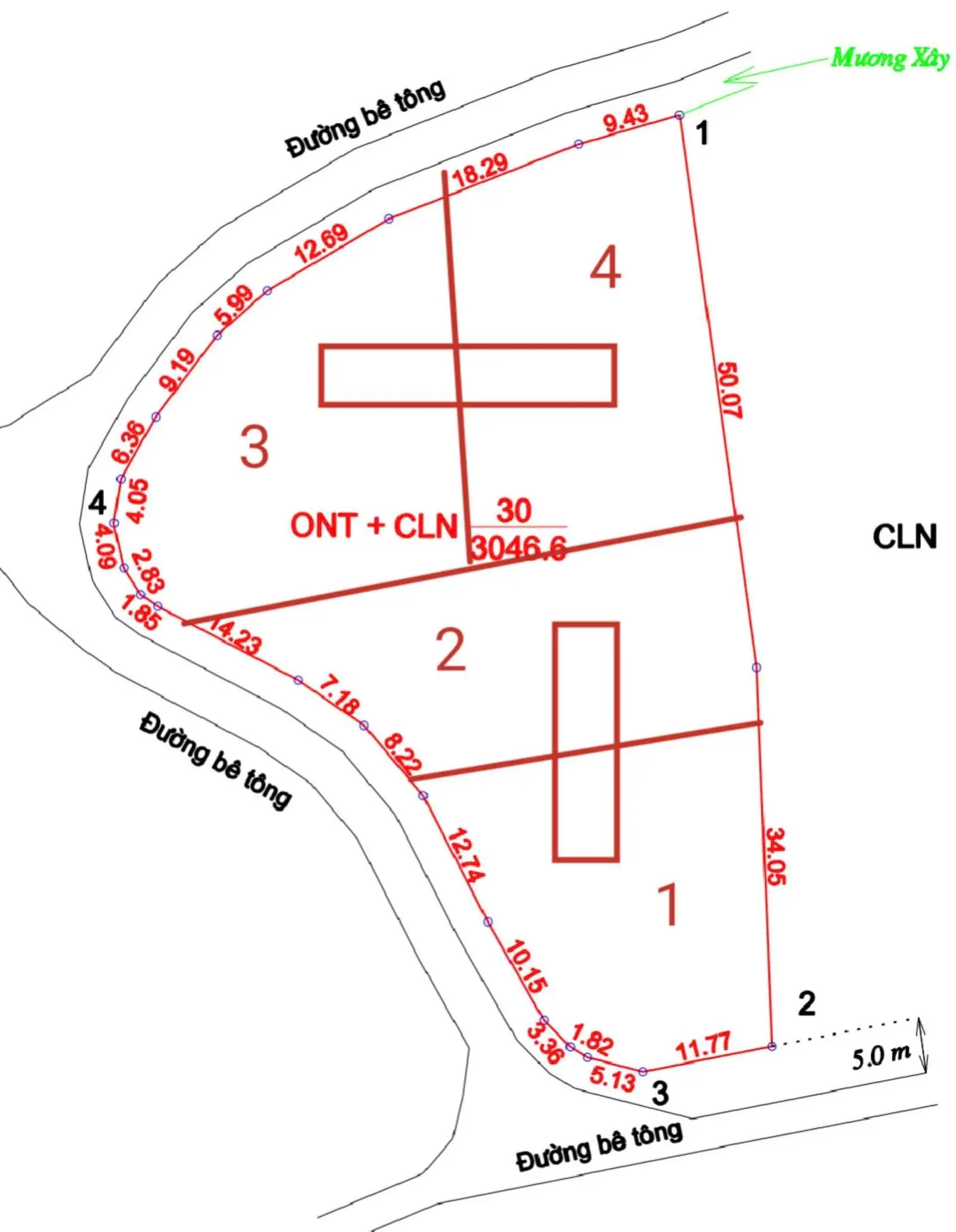 Chủ cần bán mảnh đất 3000m2, 400m2 thổ cư lô góc 3 mặt tiền, Cao Sơn Đà Bắc, 2 tỷ, 0969 065 ***