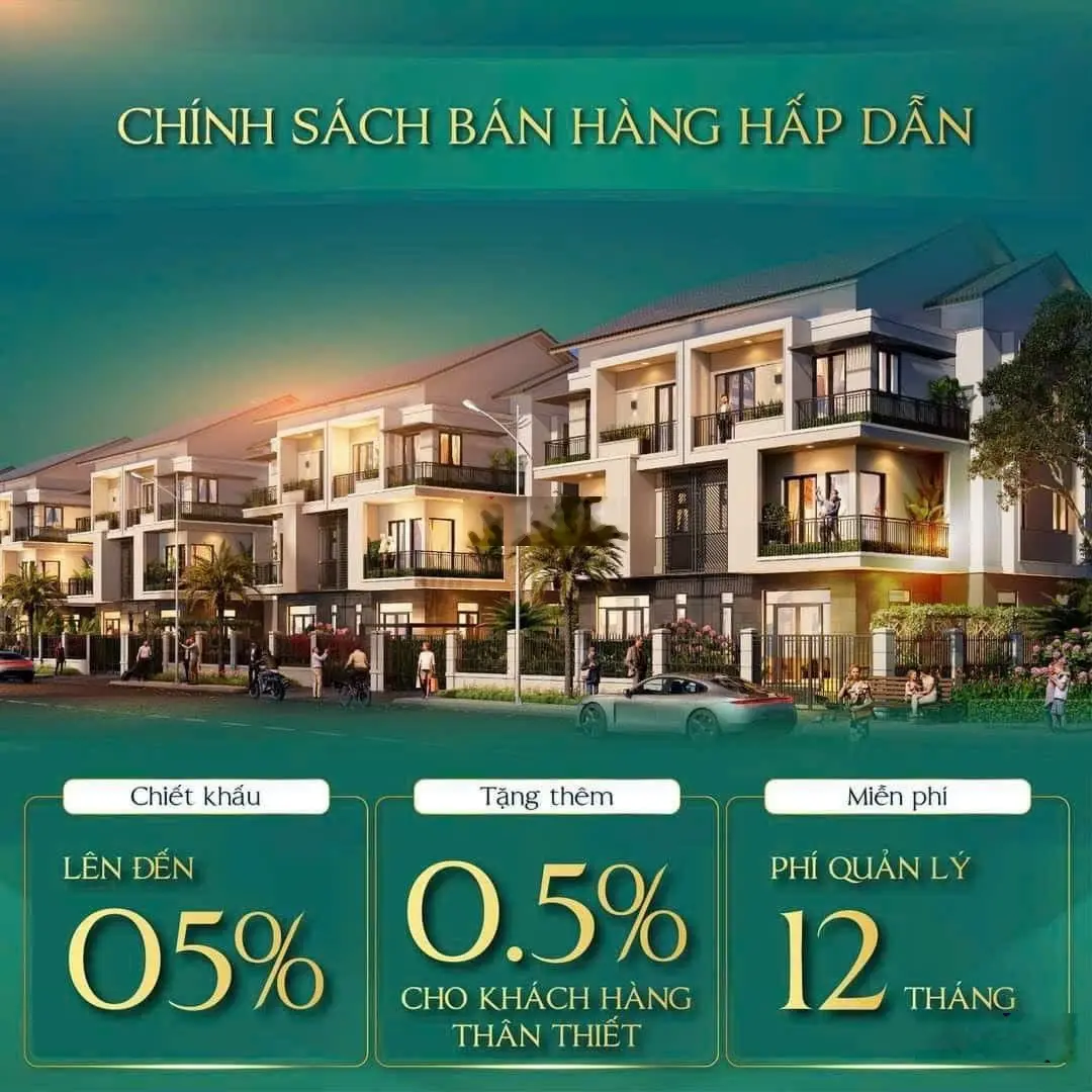 Sở hữu ngay biệt thự chỉ với hơn 3 tỷ giá gốc CĐT, tại dự án Centa Riverside Park View