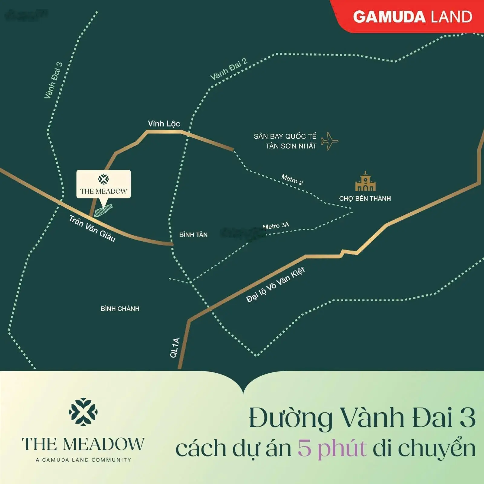 Nhà phố mặt tiền 4 tầng, ngang 5 dài 20, giá từ 8 tỷ. The Meadow - dự án đẳng cấp từ Gamuda Land