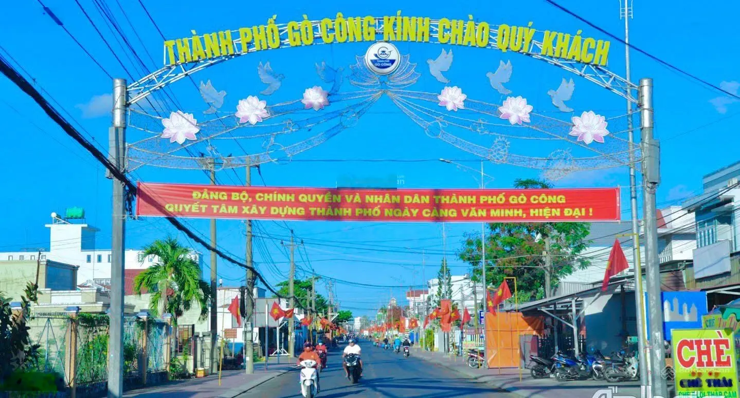 Bán đất đô thị TP Gò Công SHR đường ô tô rẻ nhất khu vực