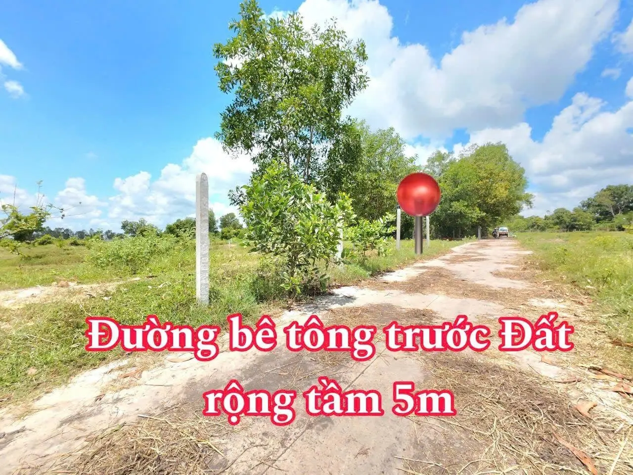 Bán đất ngay thị trấn Châu Thành thực tế 4000m2 đường bê tông ô tô tới đất vị trí có thể kinh doanh