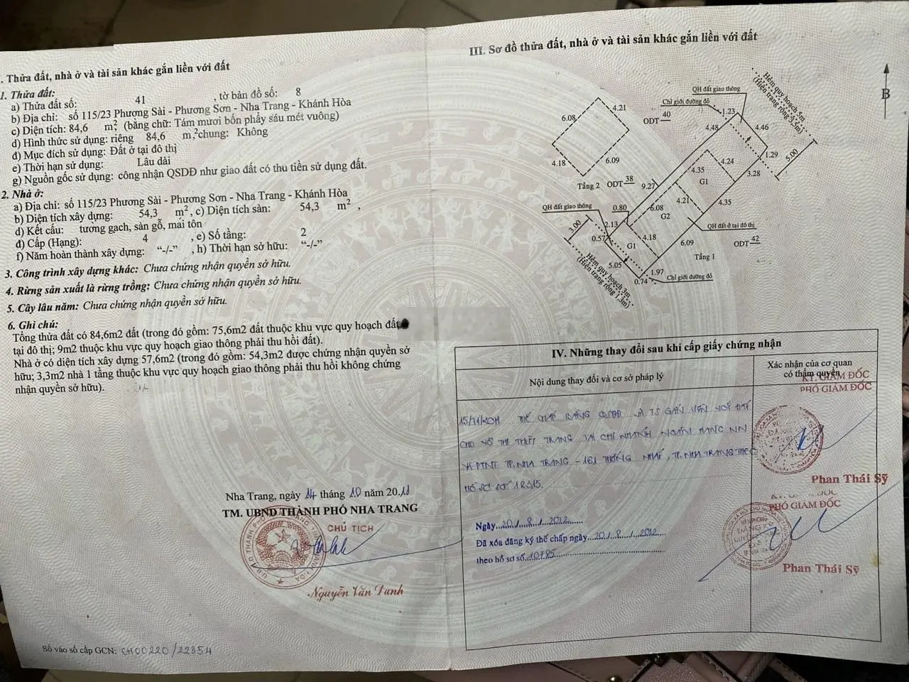 BÁN NHÀ TTTP NHA TRANG - CÁCH BIỂN 1,5km hẻm ô tô ĐƯỜNG PHƯƠNG SÀI giá chỉ 3tỷ200tr thương lượng CC