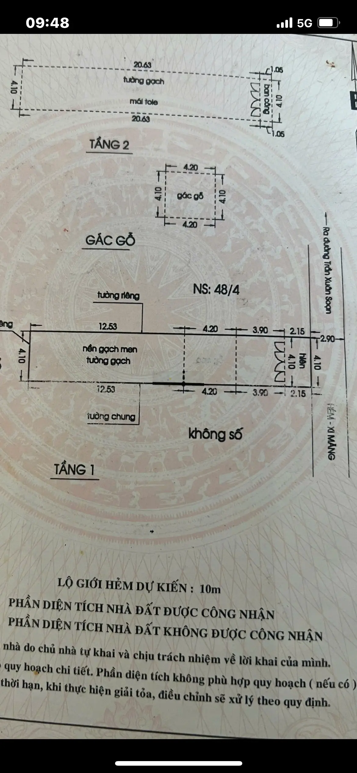 Bán nhà đất DT chuẩn 93,4 m2 tặng nhà 2 tầng đúc kiên cố Trần Xuân Soạn, Phường Tân Kiểng, Quận 7