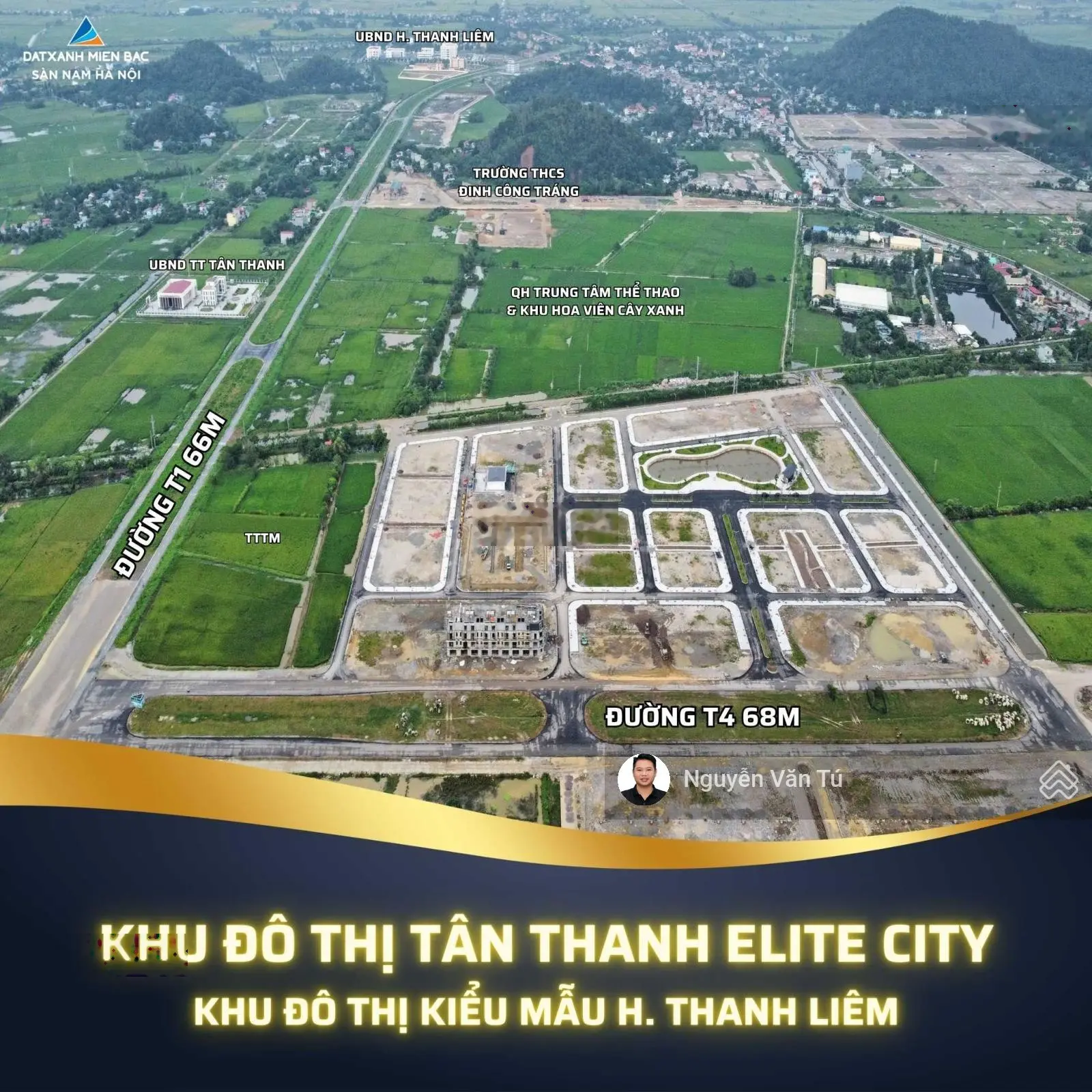 Khu đô thị Tân Thanh Elite City Thanh Liêm, Hà Nam LK chỉ từ 16.5tr/m2 đầu tư X3 lợi nhuận