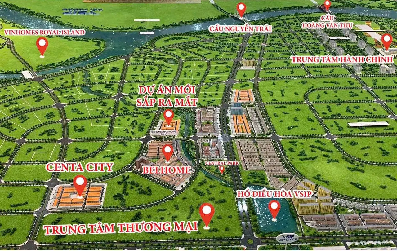 Ra mắt KĐT The Greenery Hải Phòng - Tiếp giáp KĐT Belhomes - Ngay chân cầu Nguyễn Trãi