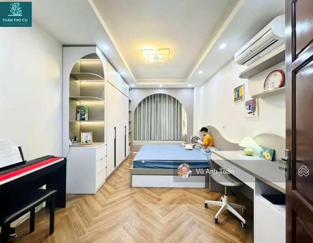 Bán nhà Khuyến Lương 31m2, 5 tầng, oto đỗ cửa, ở + kinh doanh nhỏ, View công viên, 4.85 tỷ