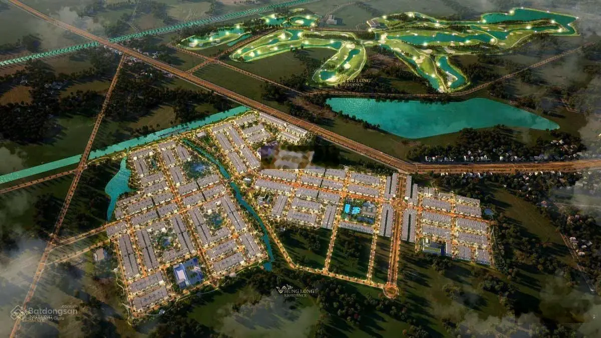 740tr có ngay lô đất 100m2 trong khu đô thị Hưng Long Residence đối diện biệt thự & golf West Lakes