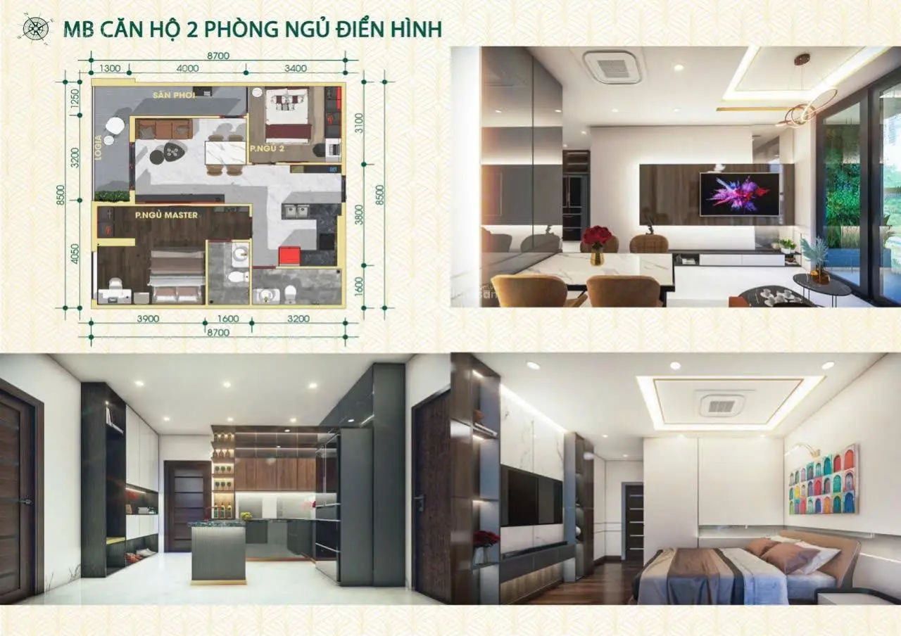 Chủ chuyển công tác cần sang nhượng gấp 2 ngủ 69m2 view đẹp, rẻ hơn 200 triệu so giá thị trường