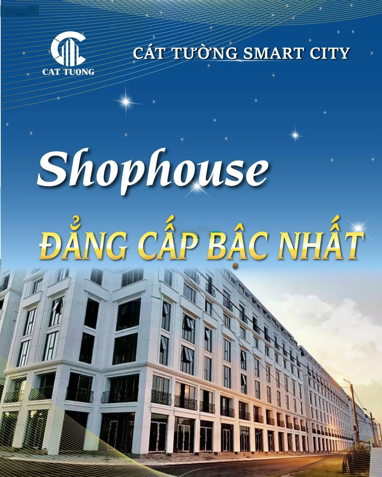 Bán shophouse dự án Cát Tường Smart City Yên Phong Bắc Ninh - Đầu tư giai đoạn vàng