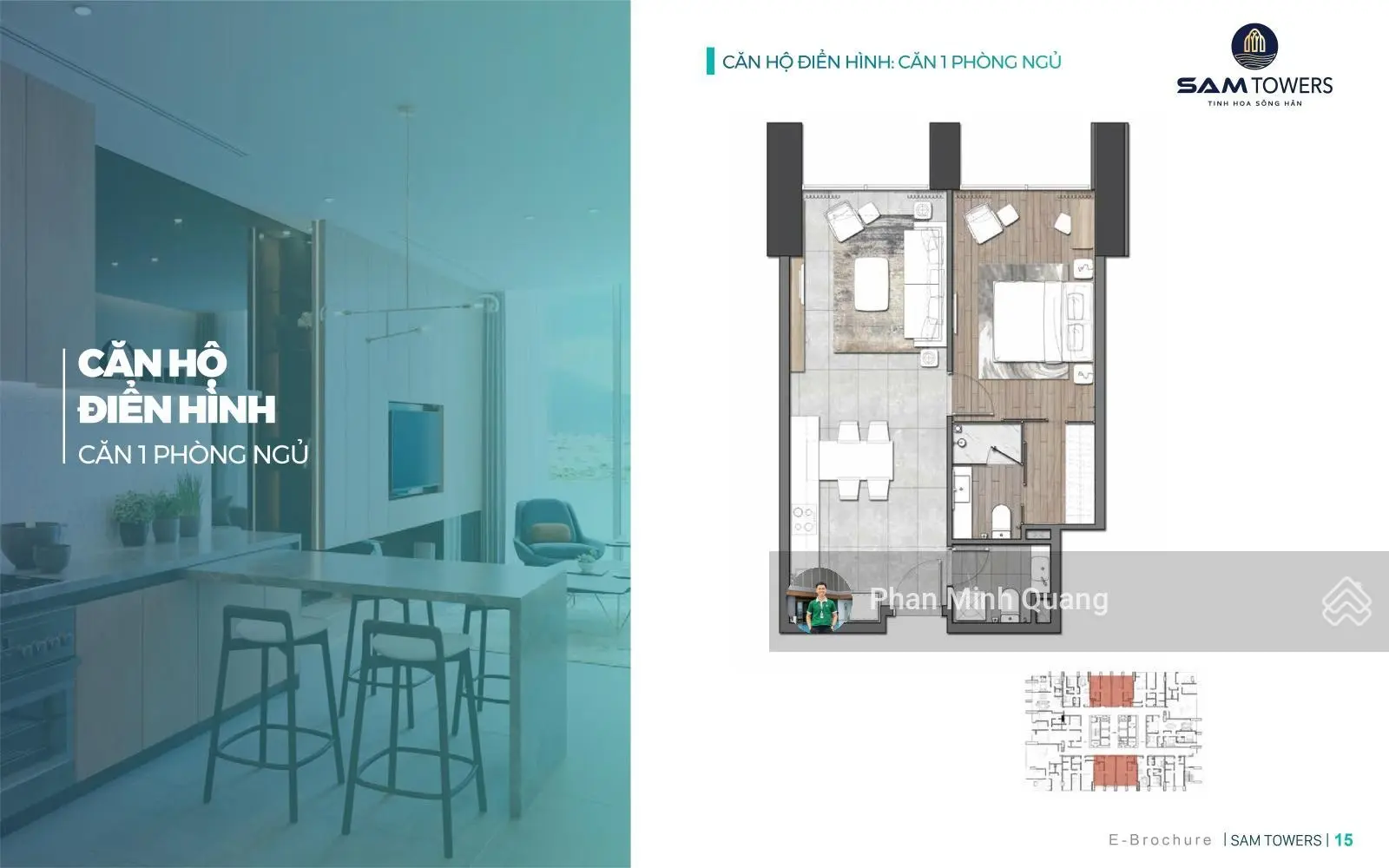 Quỹ căn cuối giá rẻ từ CĐT - Căn 1PN, 53m2 giá chỉ 3,5 tỷ - Còn duy nhất view biển