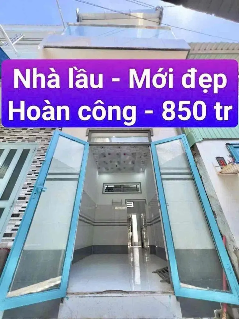 NHÀ LẦU HẺM 80 ĐIỆN BIÊN PHỦ GẦN CHỢ TÂN AN