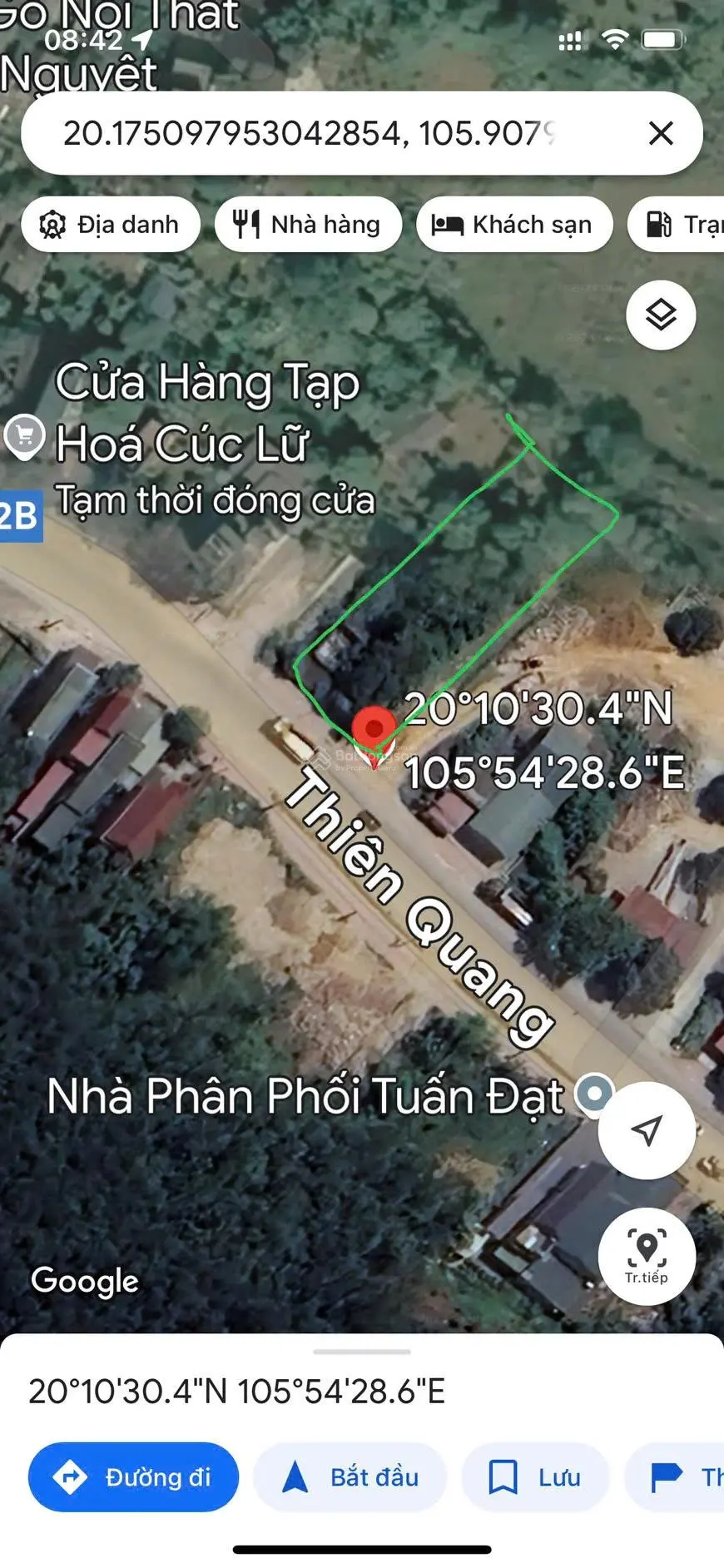 Bán đất tổ 7, phường Tây Sơn, tp Tam Điệp