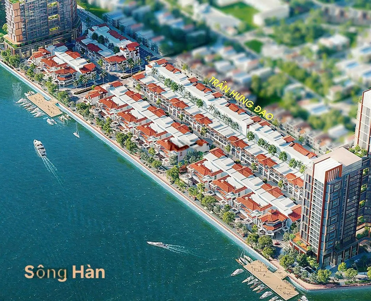 Bán căn Townhouse Sonata, thấp tầng Sun Symphony bám trục đường Trần Hưng Đạo. Căn siêu hiếm.