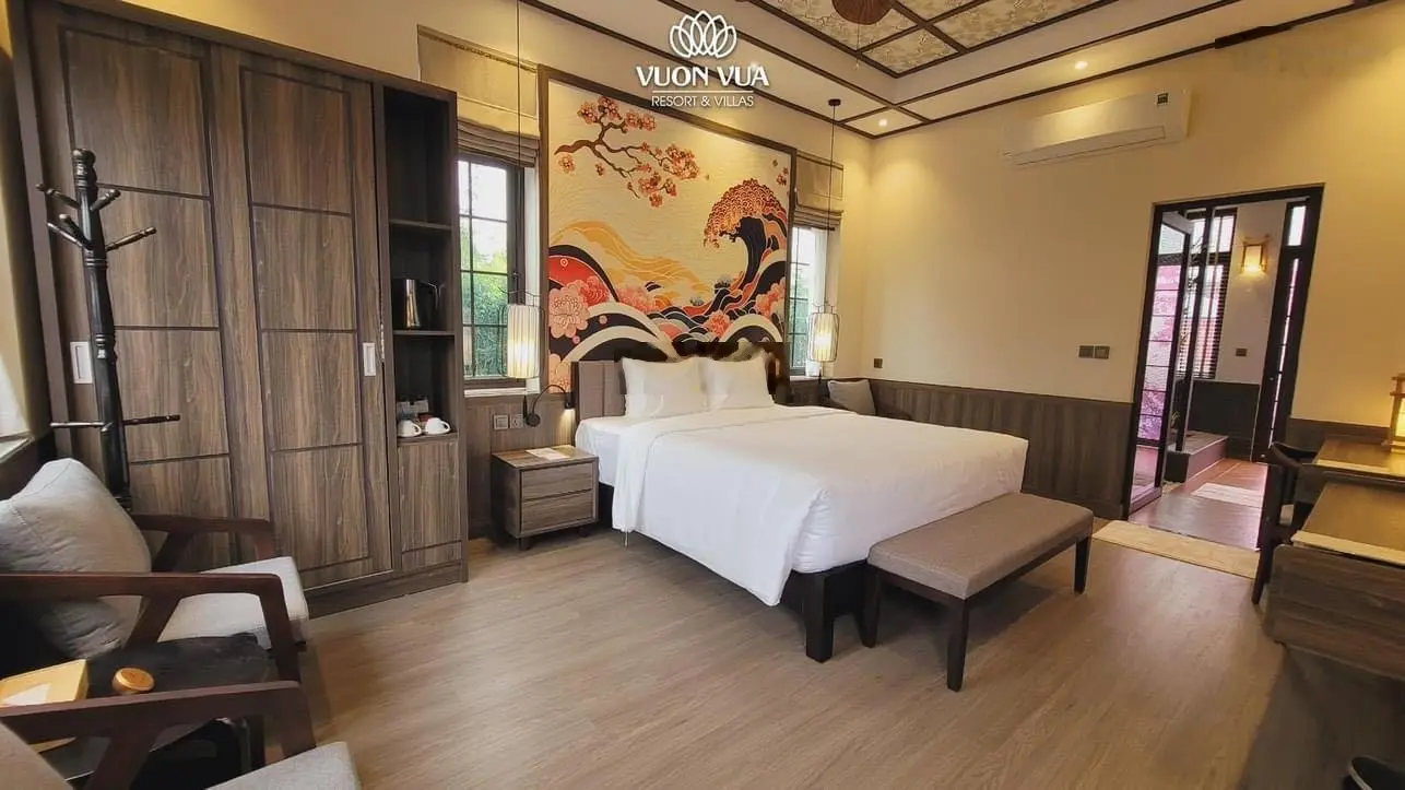 Bán BT Onsen Villas Nhật Bản siêu Vip, DT 360m2, DTXD 198m2, sục khoáng xông khô riêng tư