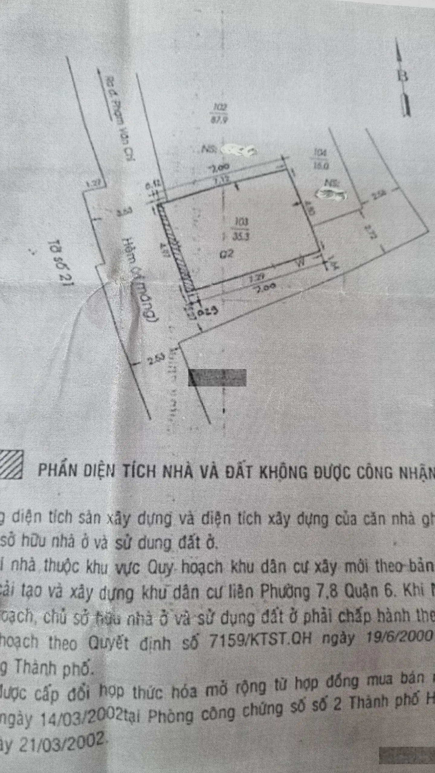 Bán nhà hẻm 3,5m Phạm Văn Chí Phường 7 Quận 6 giá 3,85 tỷ - 36m2