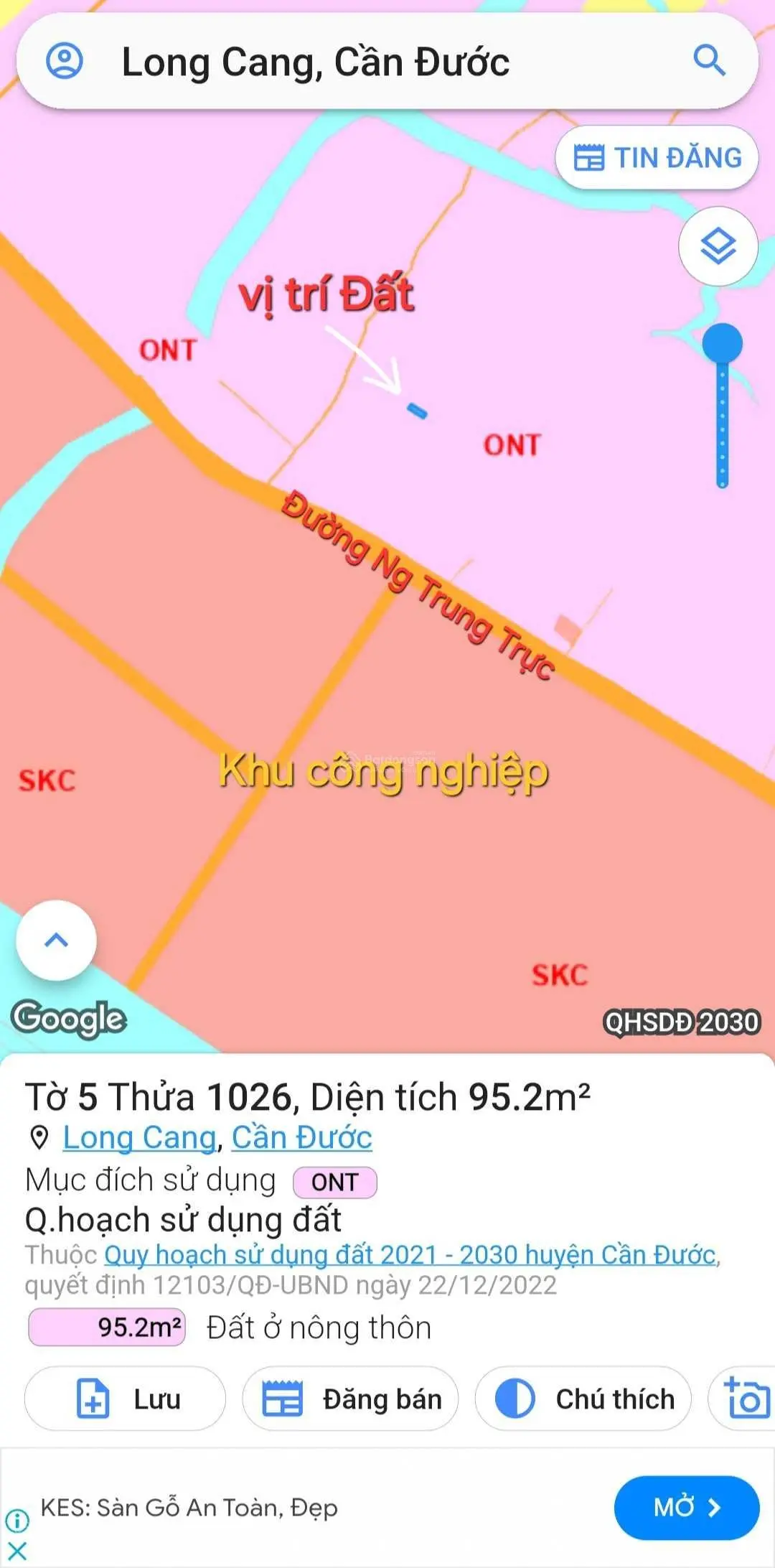 Thanh lý lô đất gần ngay MT Nguyễn Trung Trực, KCN Thuận Đạo 95m2 giá 1tỷ030. LH: 0795 014 ***