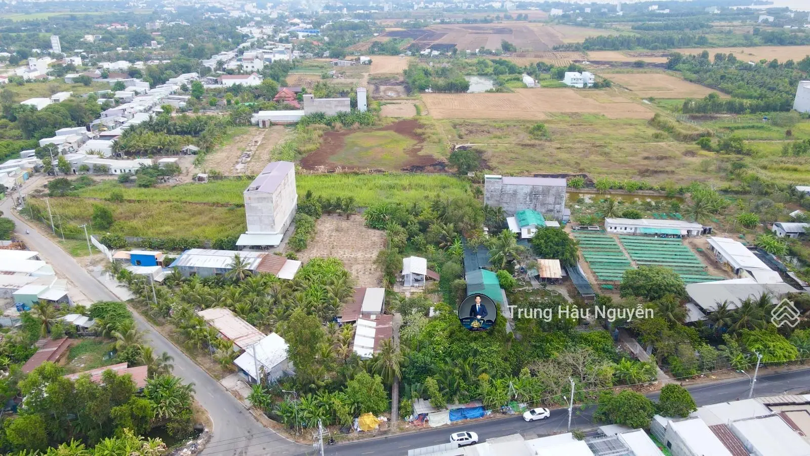 Đất góc nhánh Quang Trung, TP Rạch Giá, 7346m2, 1300m2 thổ cư, Sổ Hồng, phù hợp phân lô tách thửa