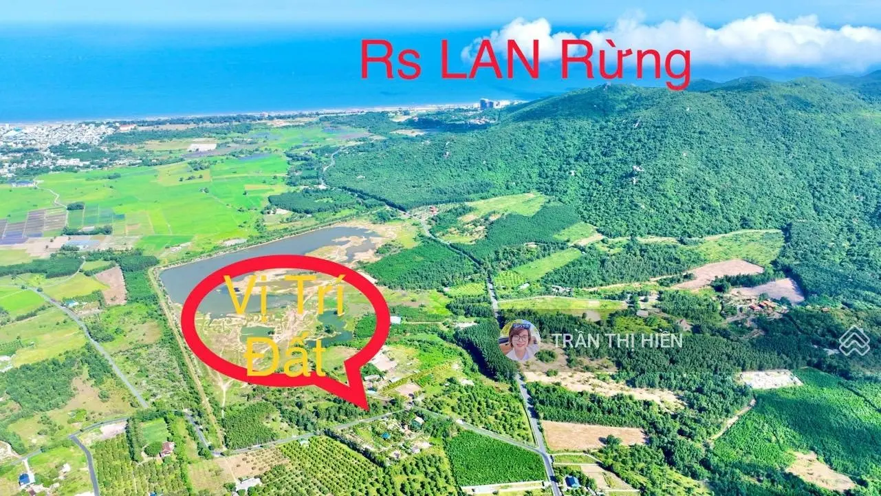 Long Mỹ - Đối Diện Hồ Sở Bông - View Núi Minh Đạm; cách Lan Rừng Resort chỉ 2Km - 20x42m