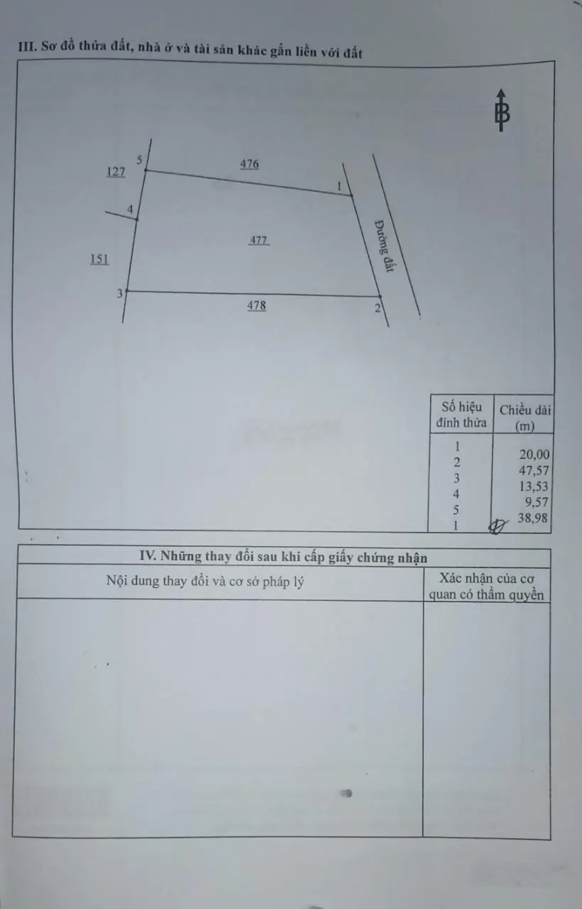 Bán đất đẹp 2 mặt tiền trước sau chỉ 666tr