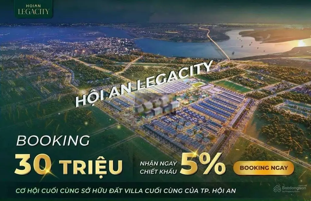 cần bán lô đất chính chủ Legacity Hội An - Diện tích 140m2