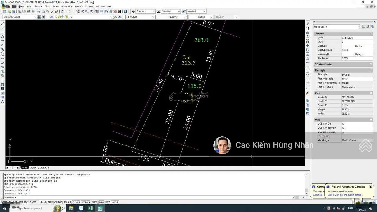 Bán đất tại Nguyễn Thị Thạo, 378m2, giá 2,5 tỷ, Phước Hiệp, Củ Chi, HCM