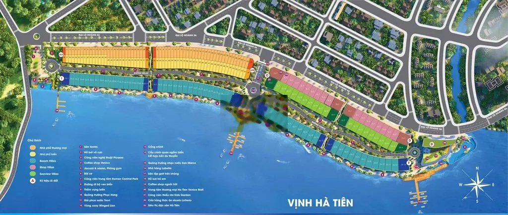 Ngộp ngân hàng cần sang nhượng nền đất biệt thự, view biển Hà Tiên