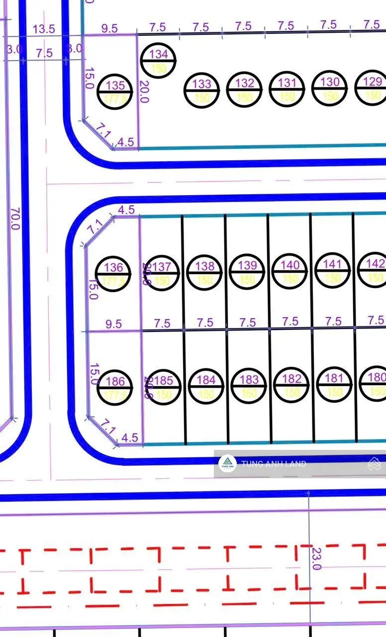 Bán đất biệt thự 150m2 KĐT Vườn Hồng - Đằng Hải - Hải An