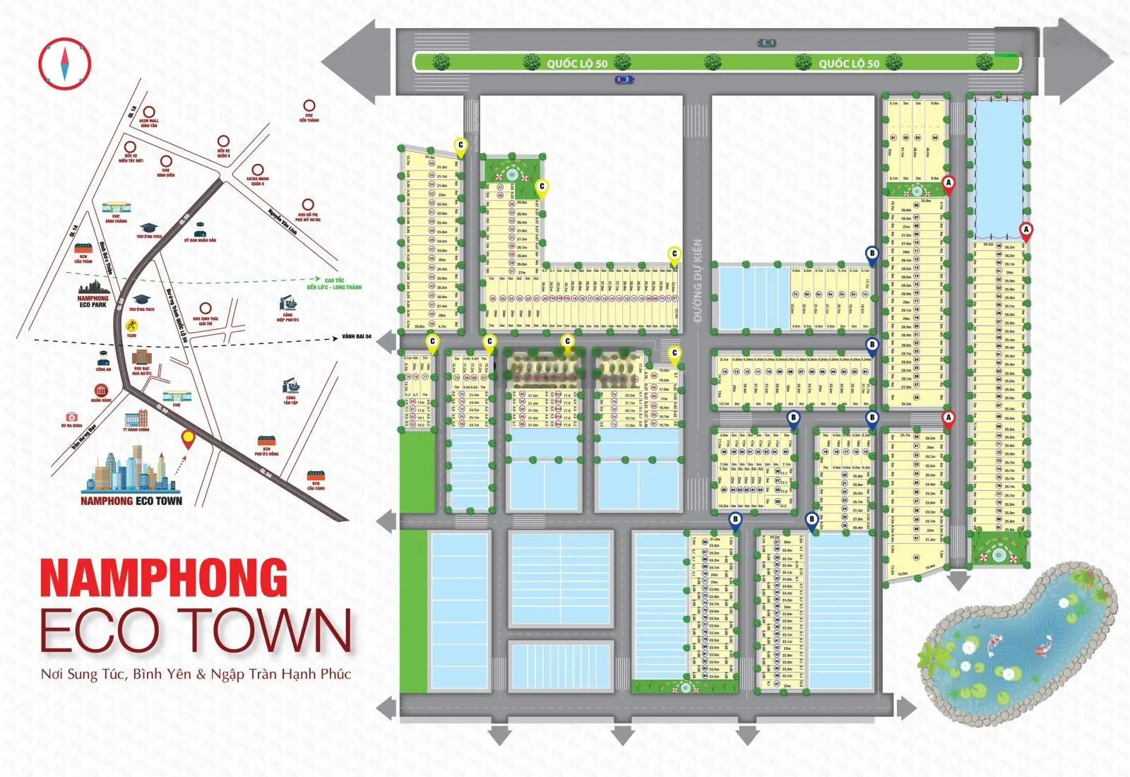 Chính chủ bán gấp nền đất ở đô thị 102m2 trong KDC Nam Phong Eco Town