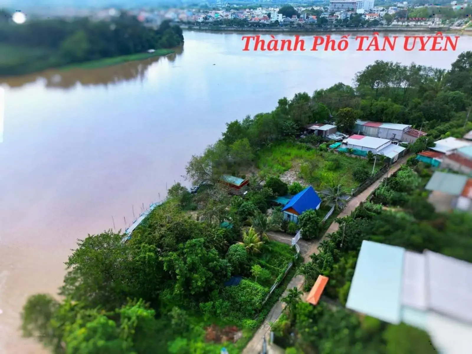 800m2 nhà vườn nghỉ dưỡng view sông Đồng Nai, ngay cầu Bạch Đằng 2 nối liền Đồng Nai và Bình Dương