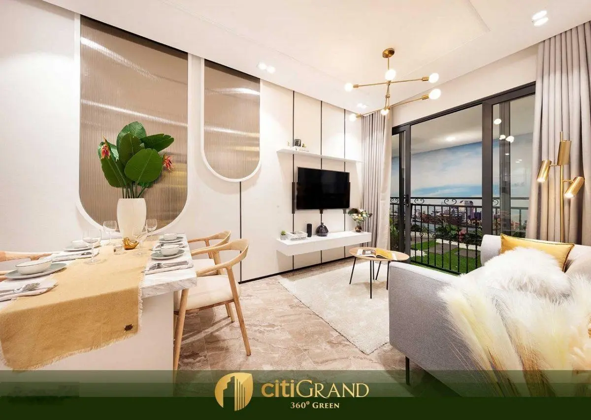 Chính chủ bán gấp Citi Grand Quận 2: 56m2 (2PN - 2WC) - Mặt sông - Tầng đẹp view đẹp - Lỗ 120tr