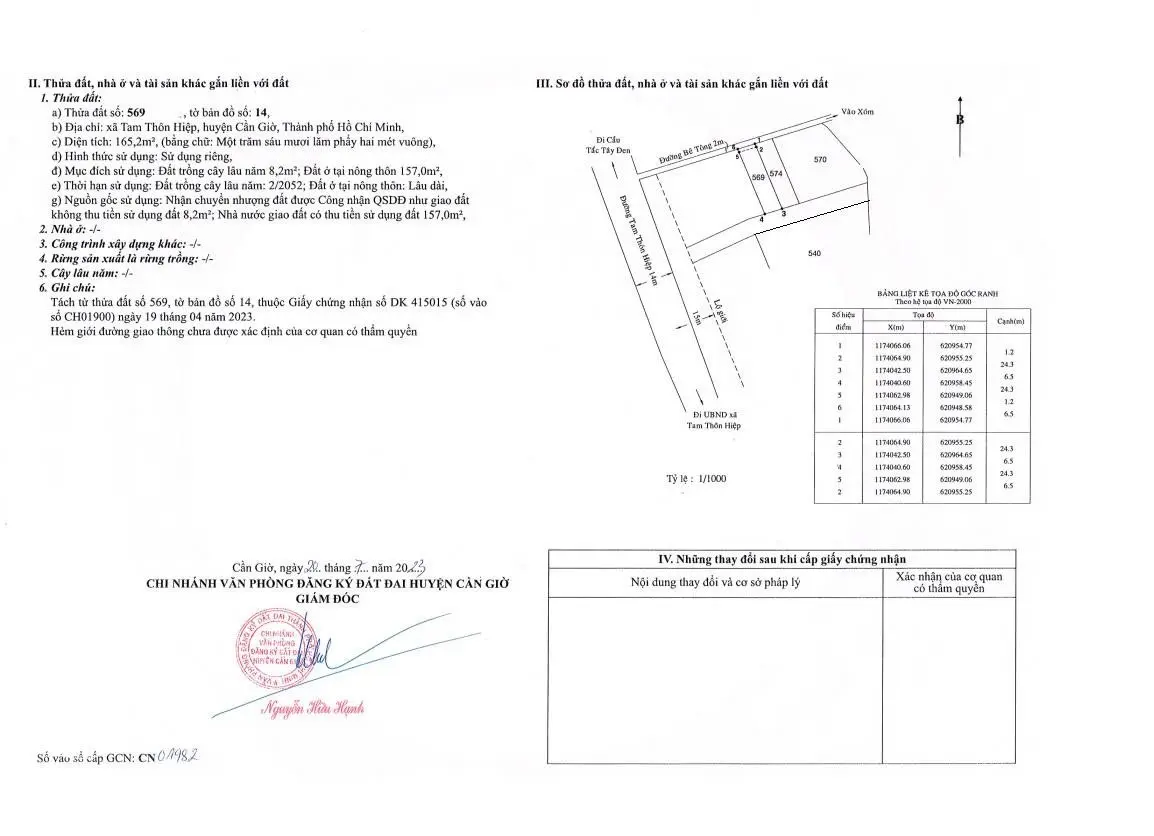 Bán đất nền full thổ cư tại Tam Thôn Hiệp, 2,8 tỷ vnd, 165m2 - uy tín - chất lượng - chính chủ