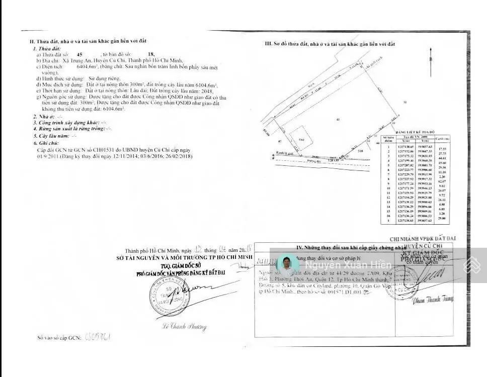 Bán nhà vườn 2 mặt tiền nhựa xã Trung An, diện tích 6400m2 có 300m2 thổ cư giá 5 triệu/m2