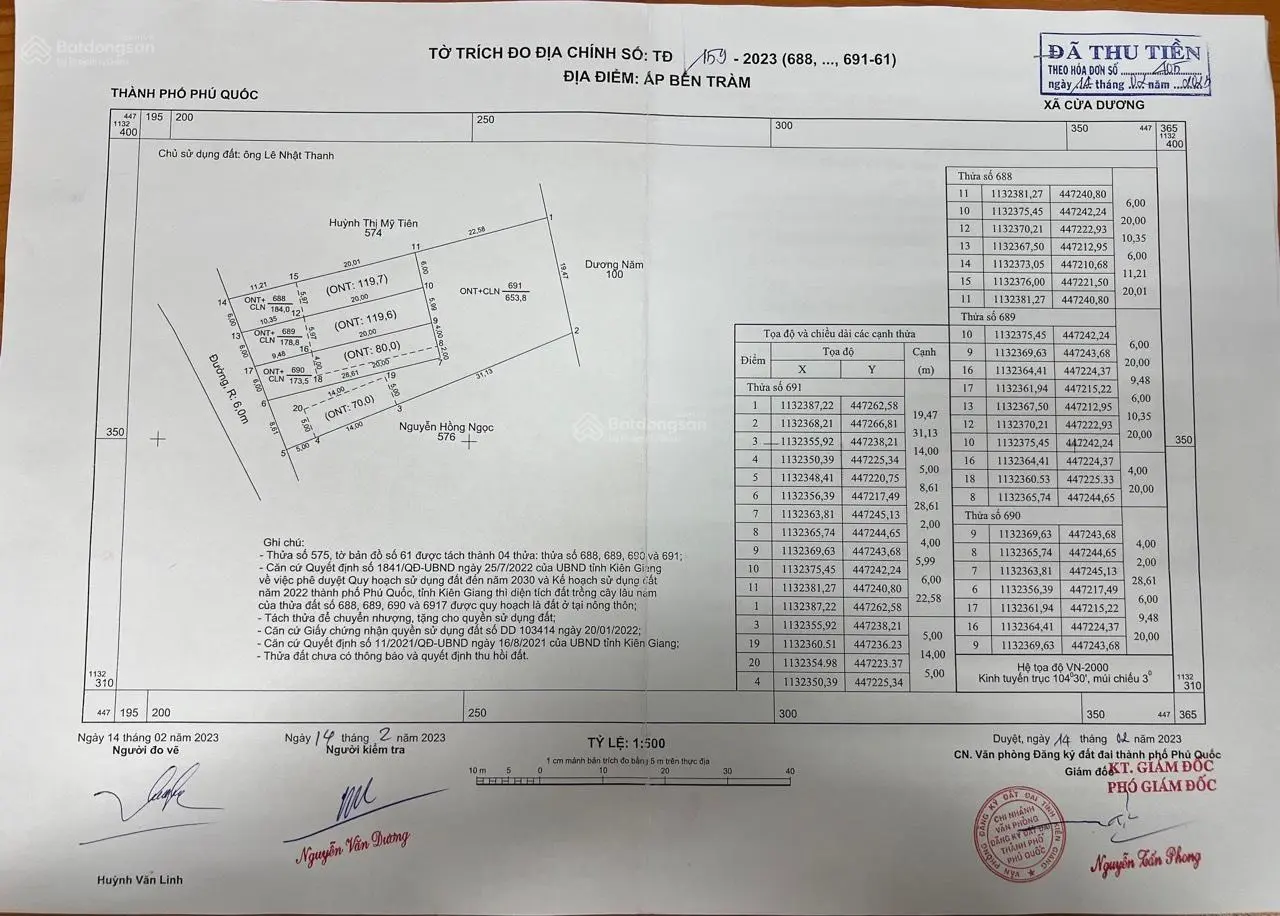 Bán 173m2 Bến Tràm, sổ đỏ có 80m2 thổ cư, lộ xóm lưu thông 7m, giá cực ngộp chỉ 1,25 tỷ